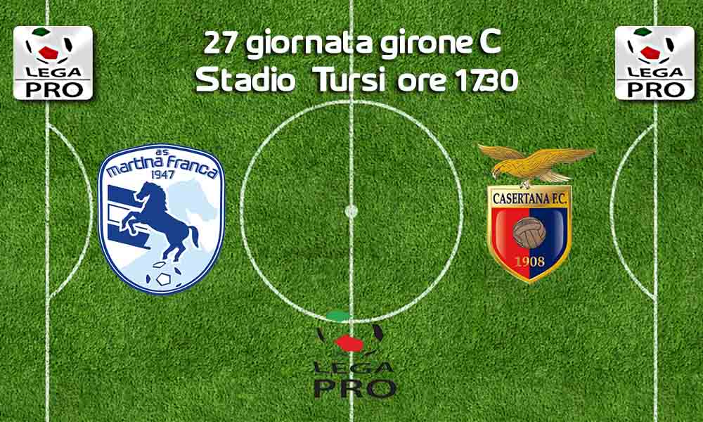 Le formazioni ufficiali di Martina-Casertana: tornano Capodaglio, Marano, Tito e Negro dall’inizio