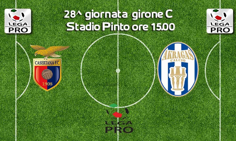 Le probabili formazioni di Casertana-Akragas: un paio di cambi per Tedesco