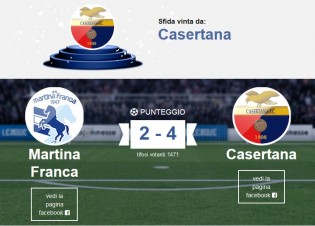 Semifinale conclusa Martina Franca - Casertana