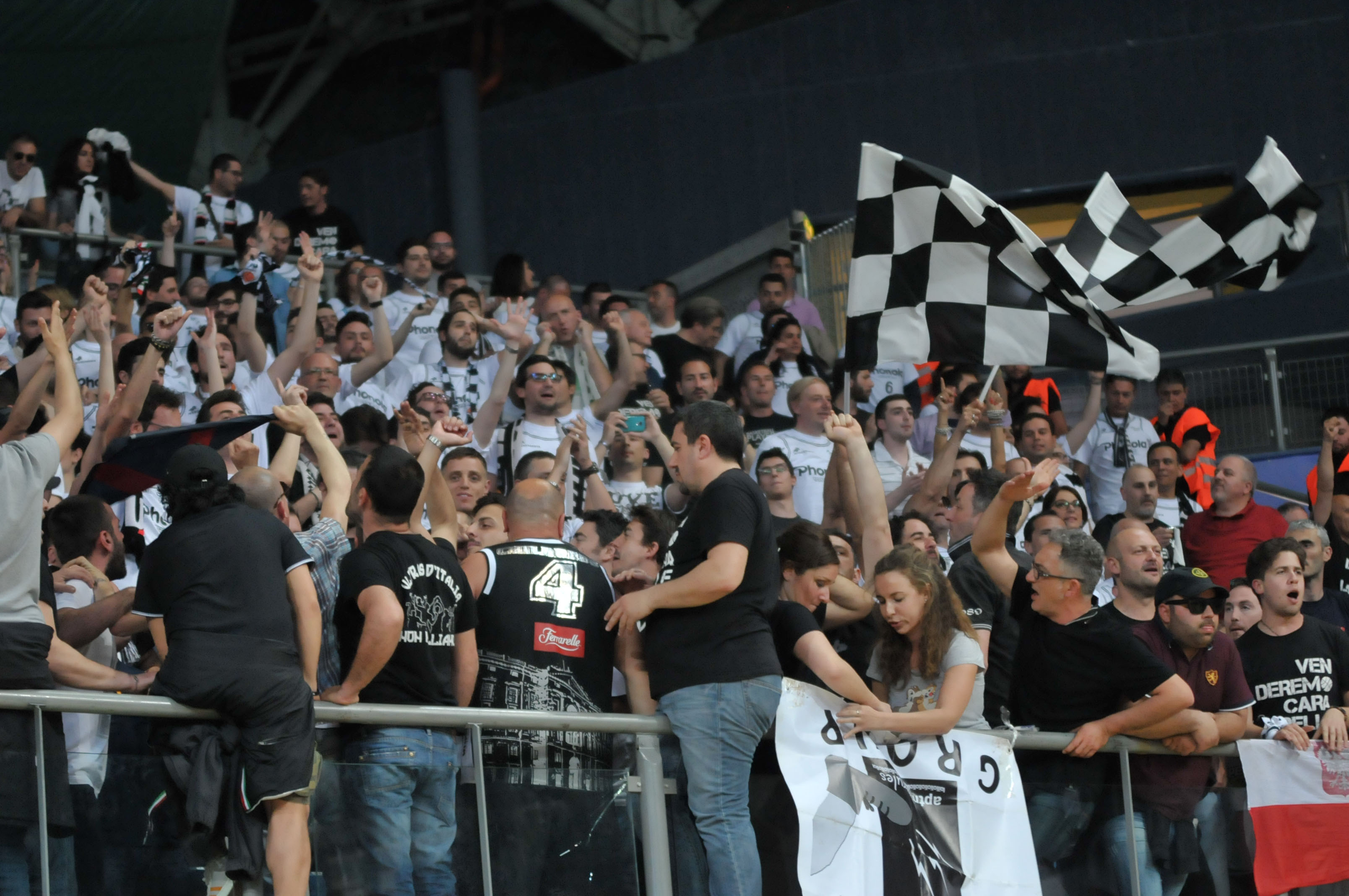 Pesaro-Caserta, diverse limitazioni per i tifosi bianconeri