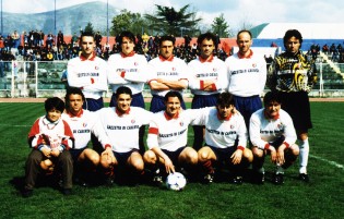 La Casertana '98-'99 con Barbabella