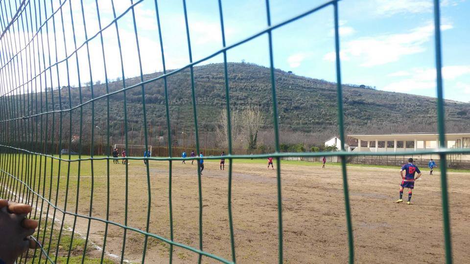 Una fase del match di campionato