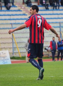 Luis Alfageme, doppietta all'Akragas (Foto Scialla)