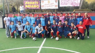 Le due squadre nel pre gara