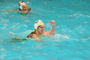 Caterina Ciampichetti esulta dopo un gol 