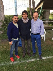 Caffarelli con gli organizzatori