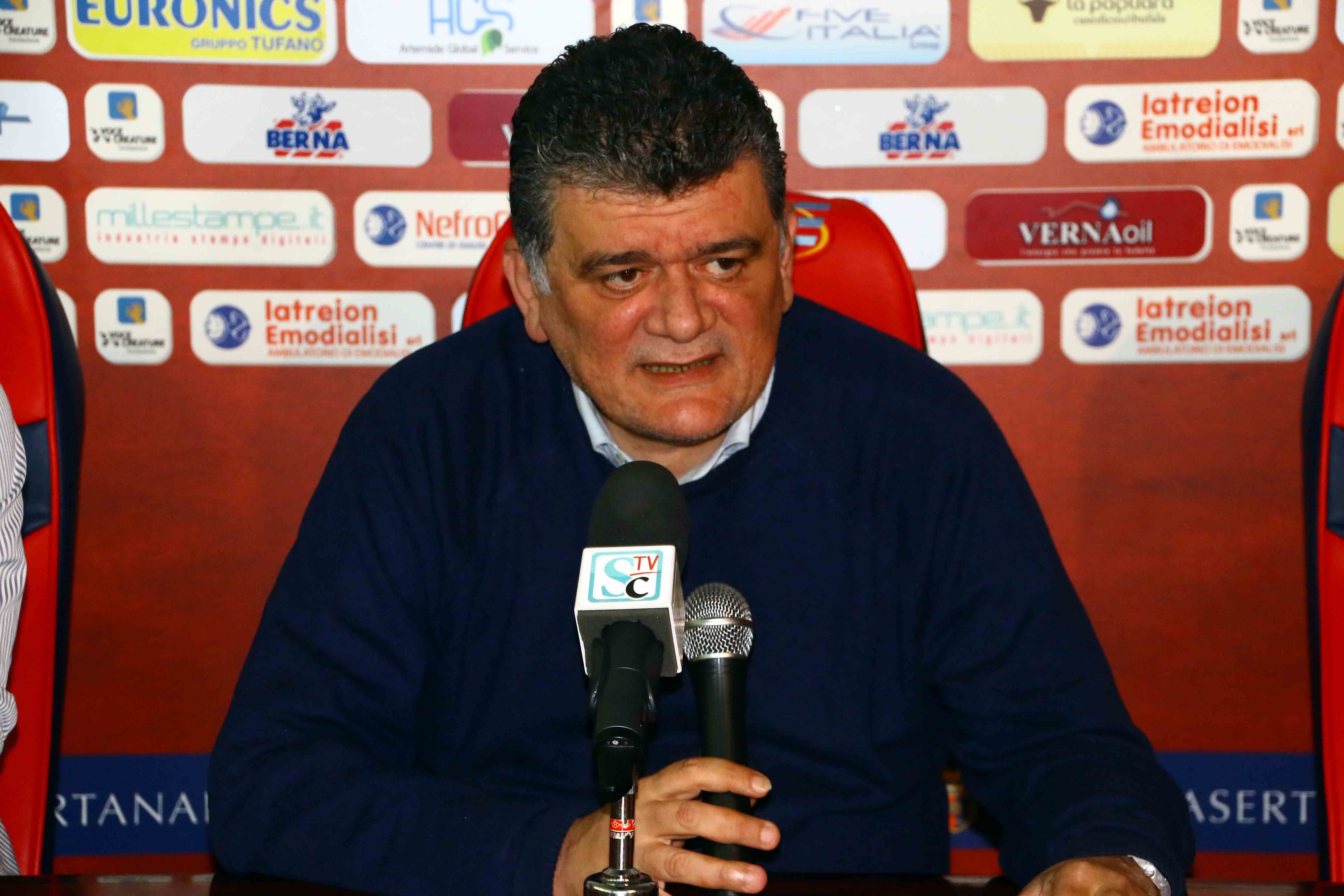 Il presidente Corvino pensa positivo: “Salviamo i playoff. Chi prenderà il nostro posto deve garantire un futuro alla Casertana”