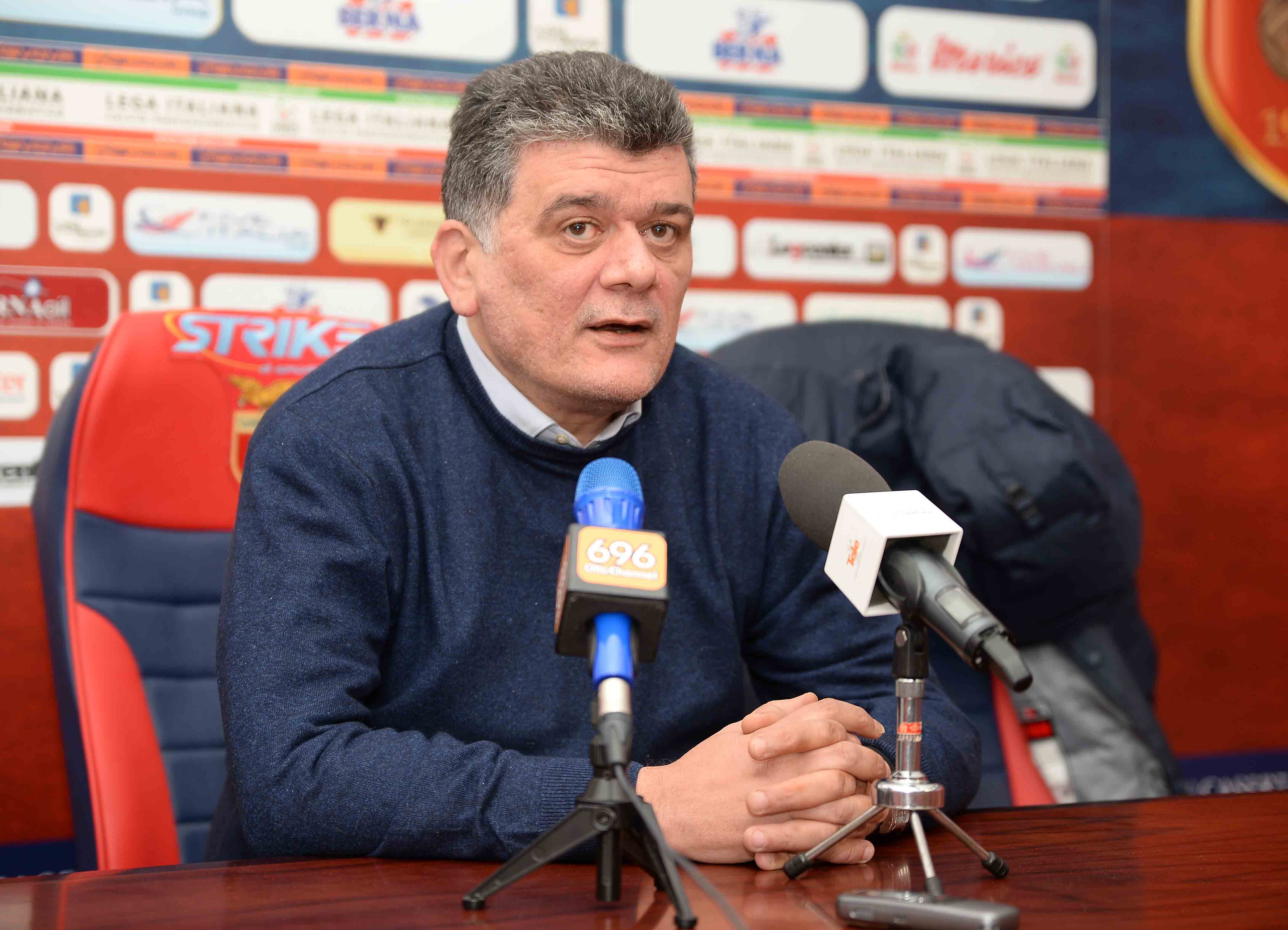 Il presidente della Casertana pasquale Corvino (Foto Melone)