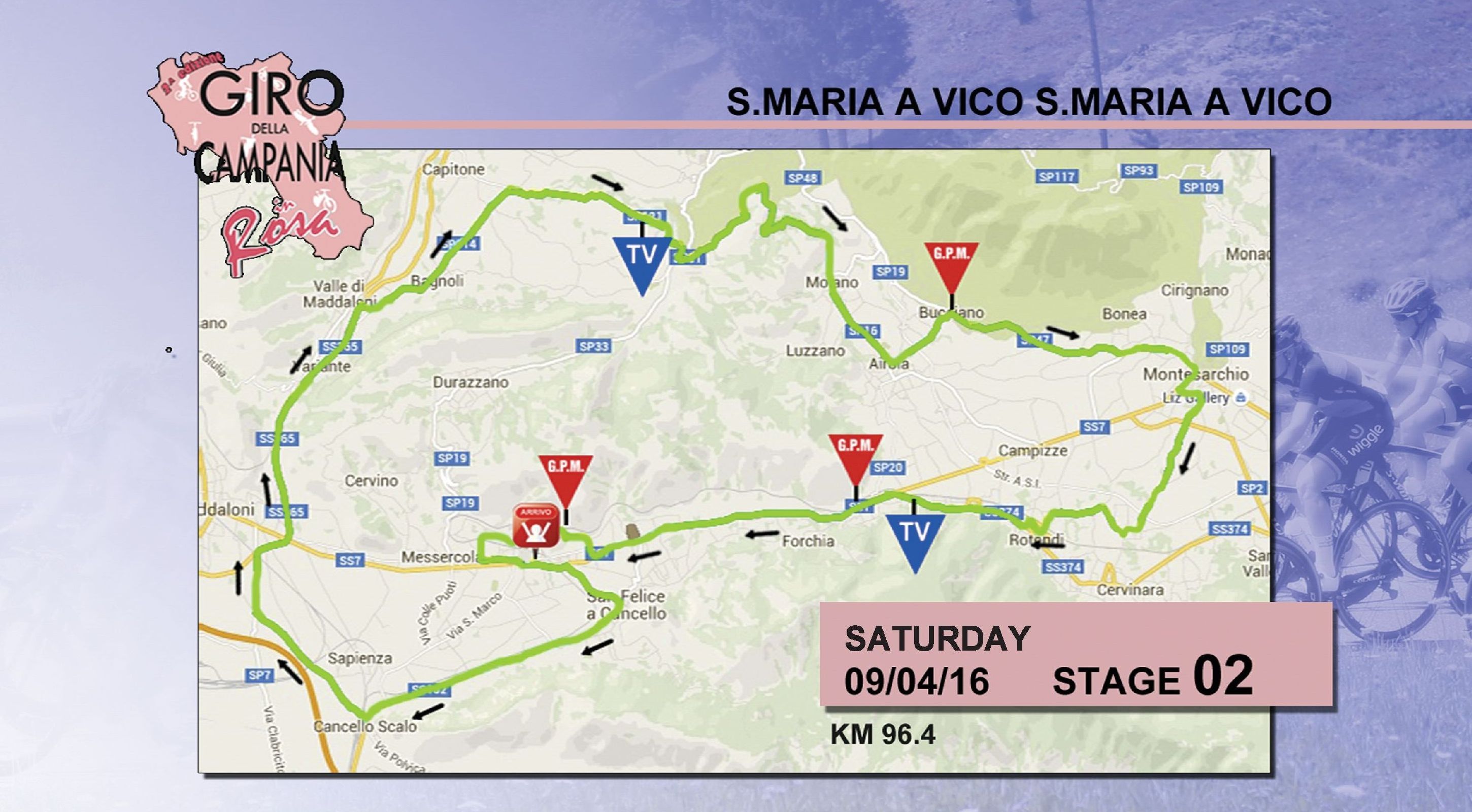 Ciclismo. Domani il Giro della Campania in Rosa attraversa la provincia