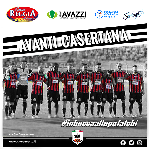 Casertana pronta per i playoff, l’incoraggiamento della Juvecaserta