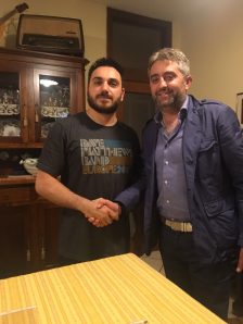 Giuseppe Zippo con il Commissario straordinario Massimiliano Aletta