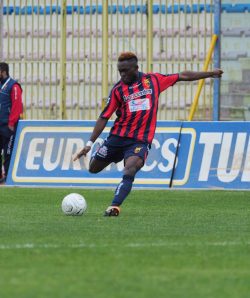 Agyei in azione (Foto Scialla)