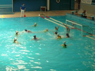 Ciampichetti segna il gol del 5-3