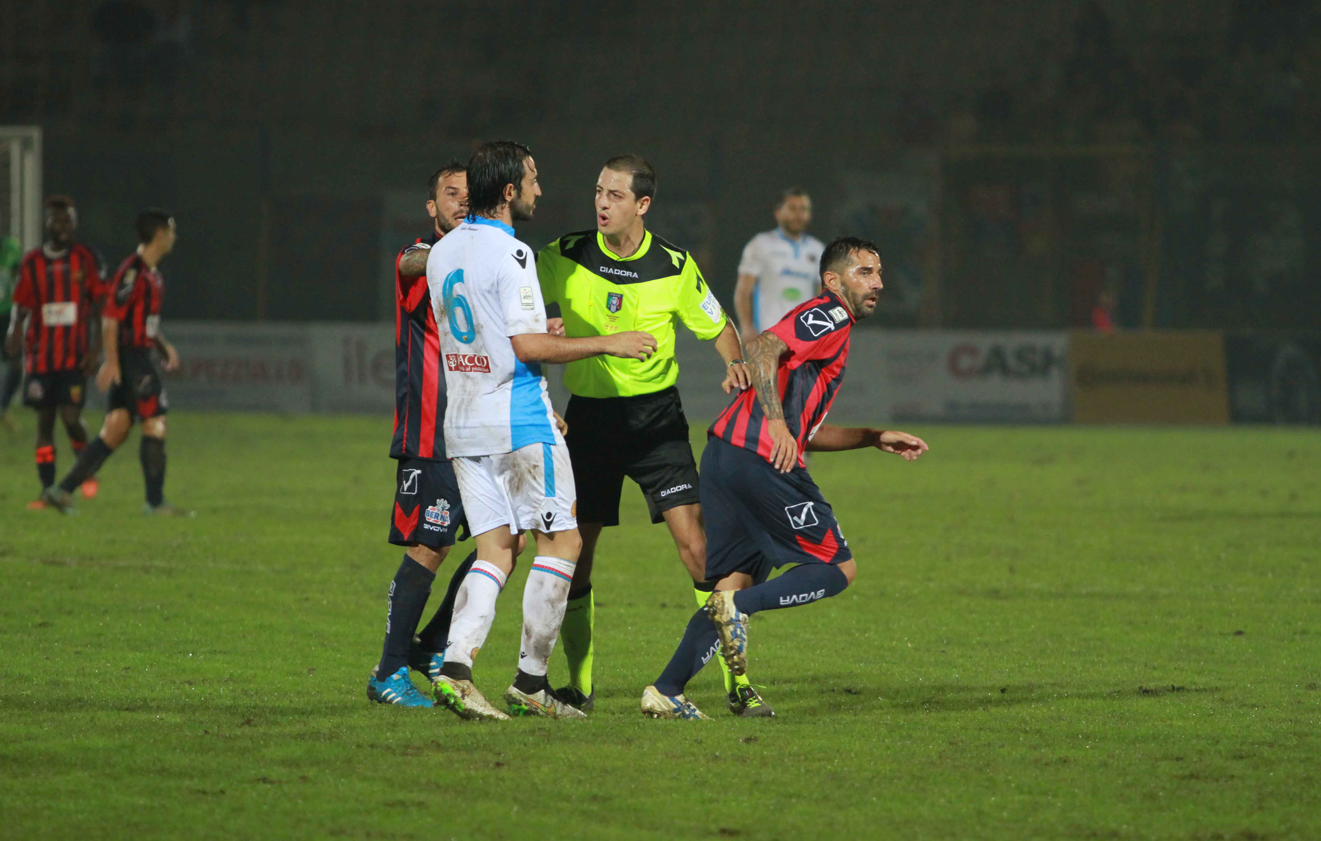 Casertana, un arbitro portafortuna a Pordenone