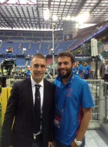 Gabriel Omar Batistuta e Clemente Santonastaso