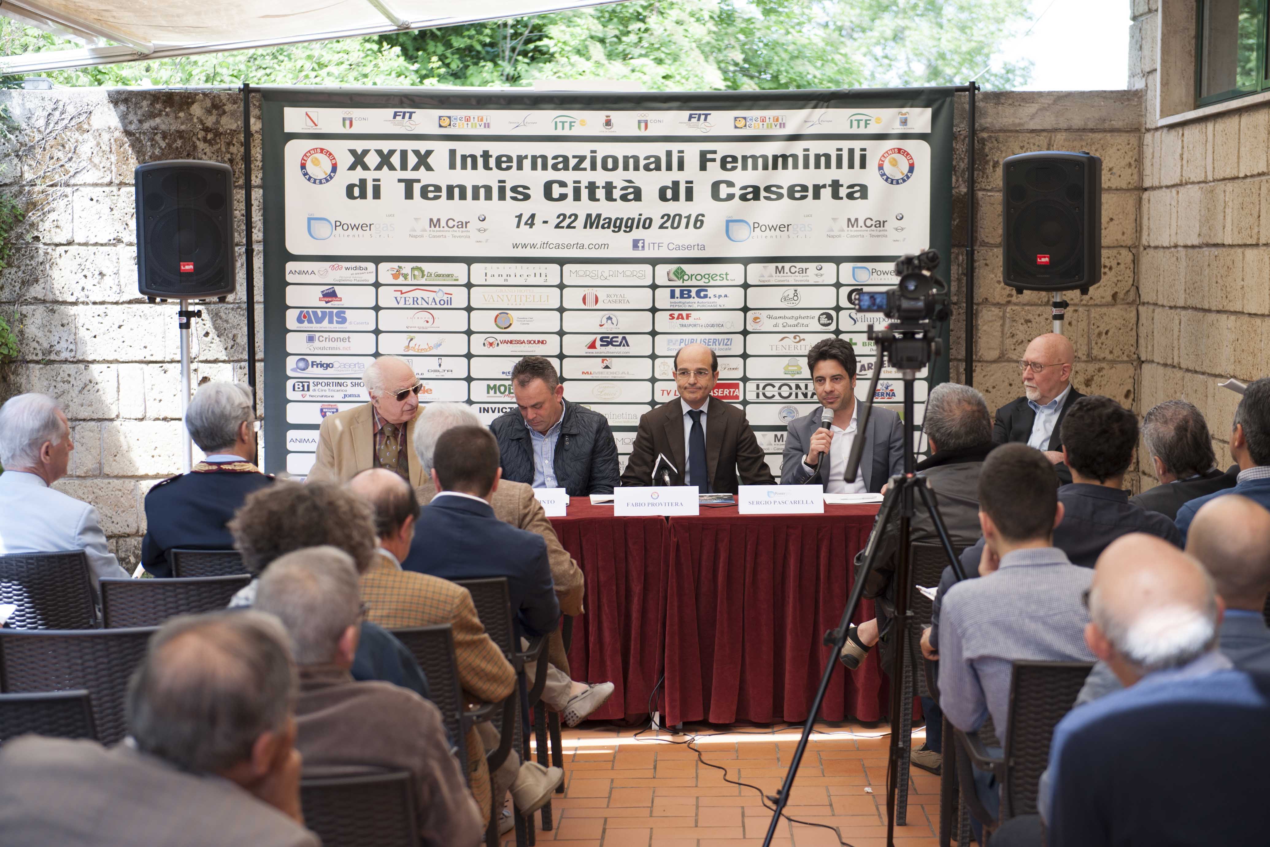 Presentata la XXIX edizione degli Internazionali Femminili di Caserta