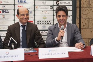 Il presidente Provitera con il main sponsor Pascarella