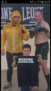 La Boxing Maddaloni con il maestro Di Crescenzo