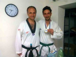 Maestro Fusco ed Atleta Bernardo