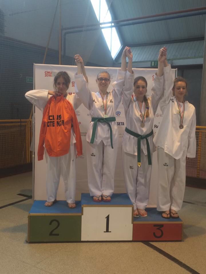 Di Domenico campionessa universitaria di Taekwondo