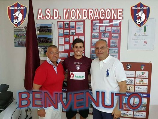 Il Mondragone puntella l’attacco con la freccia Cafaro