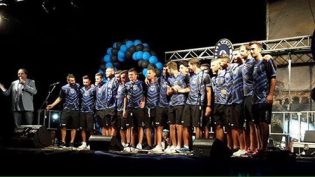 Squadra del Gladiator alla presentazione