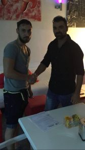 Ciro Simonetti ed il ds Emanuele Mangeli