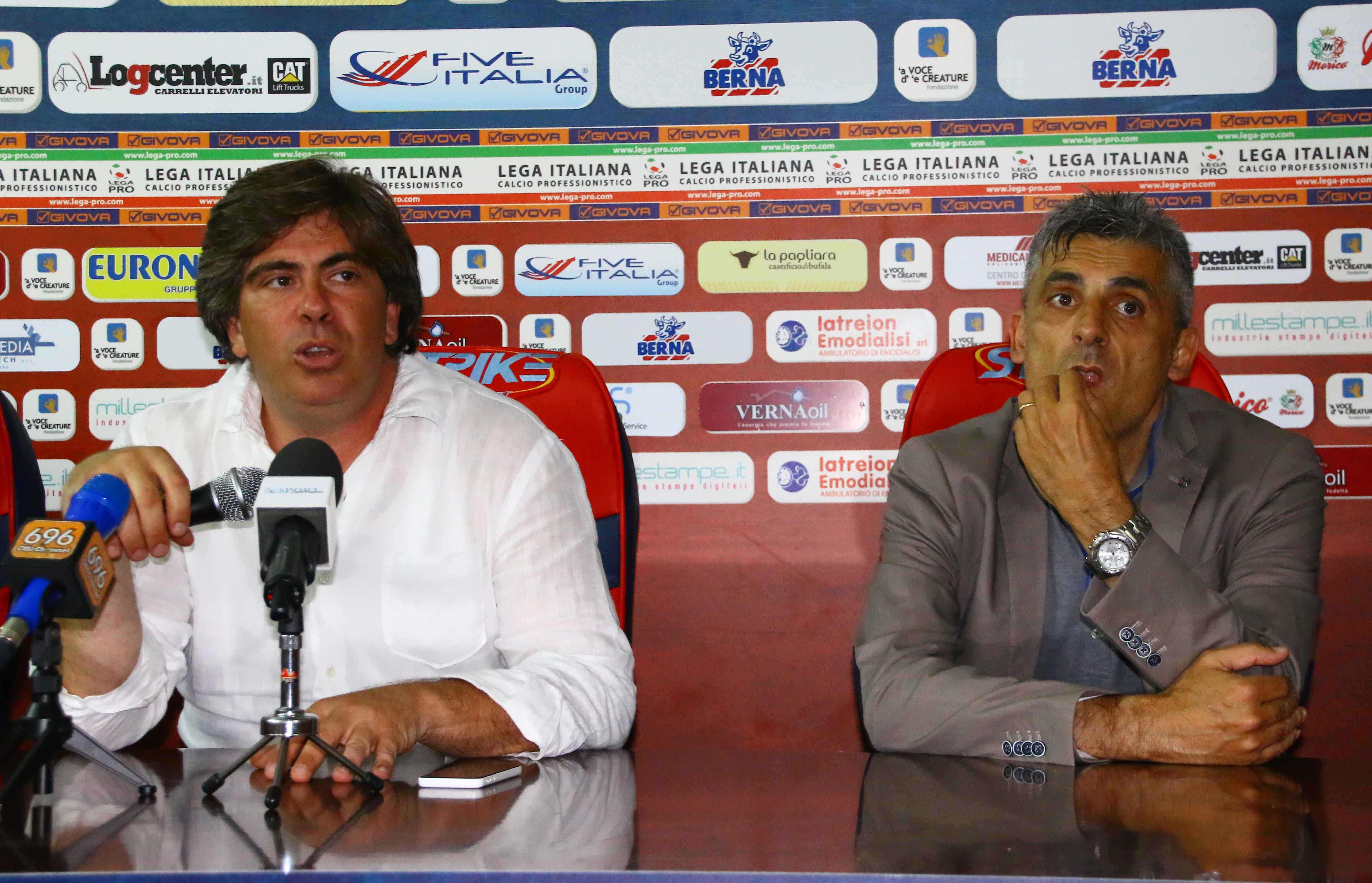 Casertana, Tilia e Pascarella chiamano Corvino: “Lo aspettiamo, abbiamo bisogno del suo sostegno”