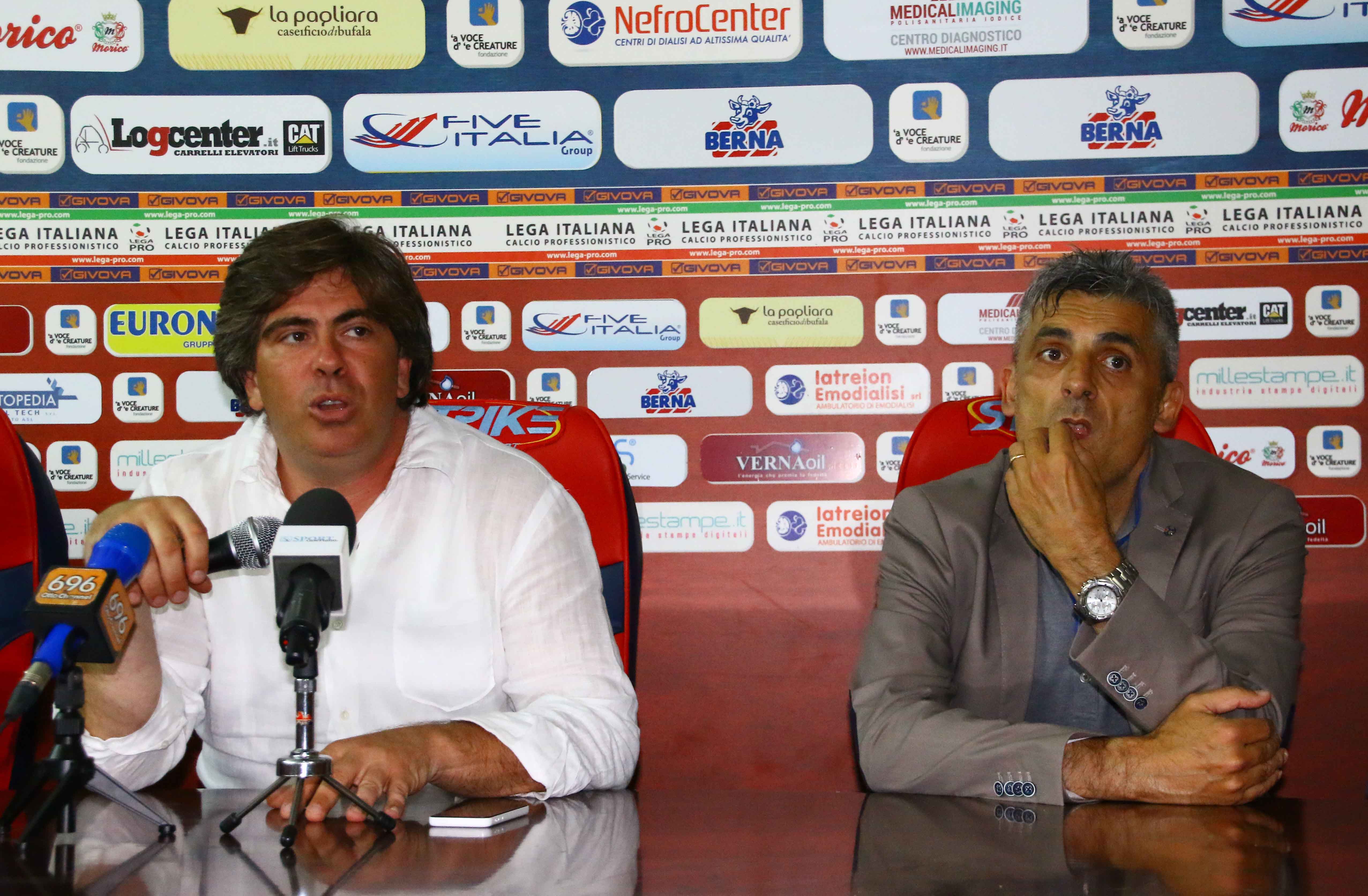 Inizia il nuovo corso della Casertana. Tilia: “Sarà l’anno zero, abbiamo fatto un miracolo, i tifosi ci diano una mano”