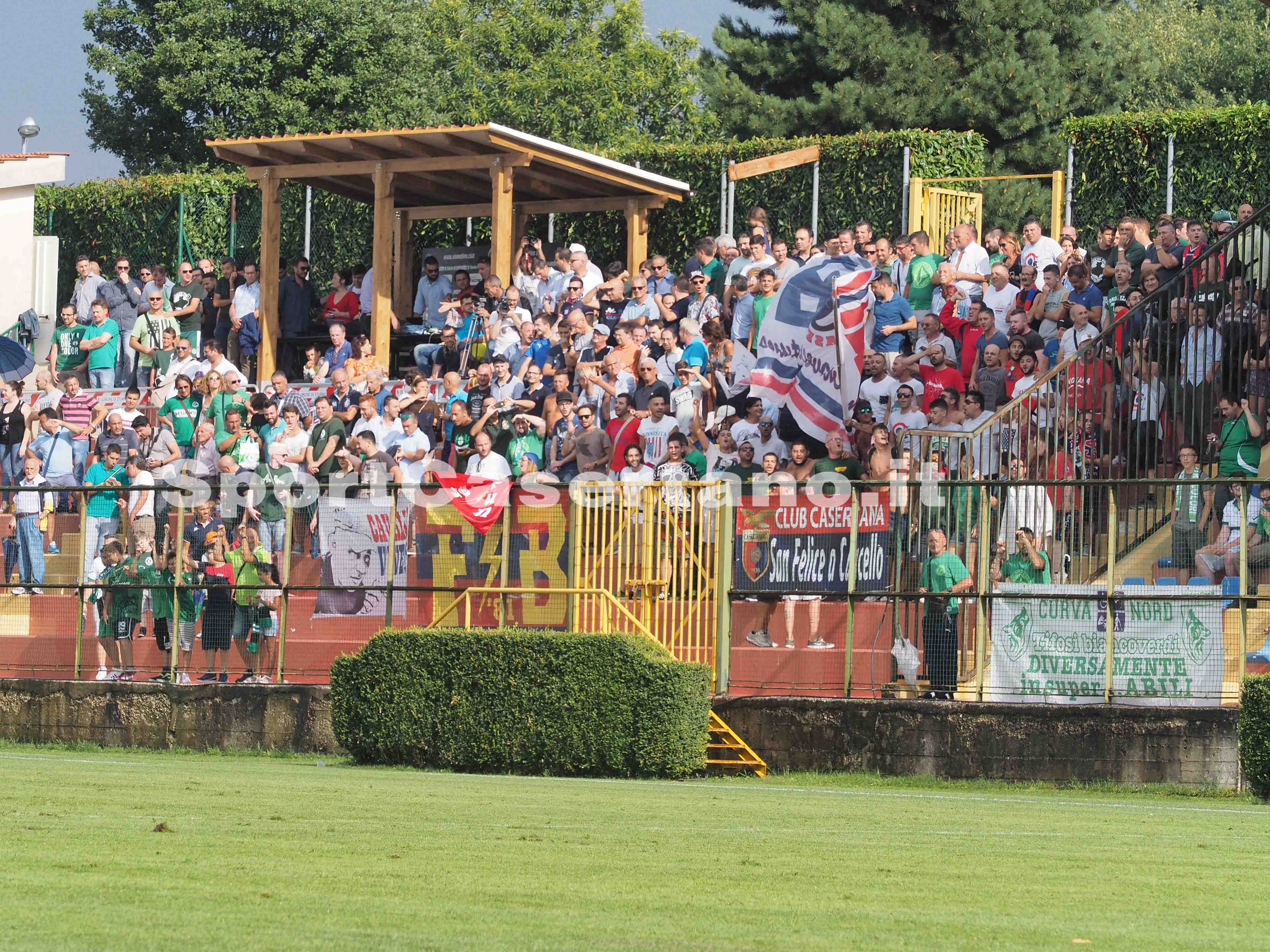 La Casertana cede solo nella ripresa all’Avellino: la fotogallery dell’amichevole