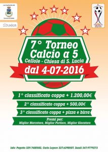 torneo calcio a 5 parrocchia s.lucia