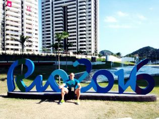L'arrivo di Aristide Guerriero a Rio 2016