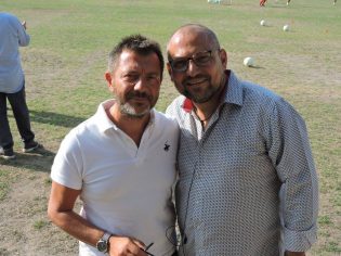 Lombardi e il presidente Vrola