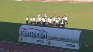 La Casertana all'allenamento di oggi