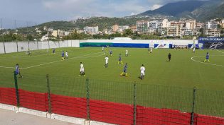 Un'azione della gara