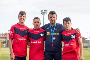 I ragazzi della Vitale con mister Cottuno