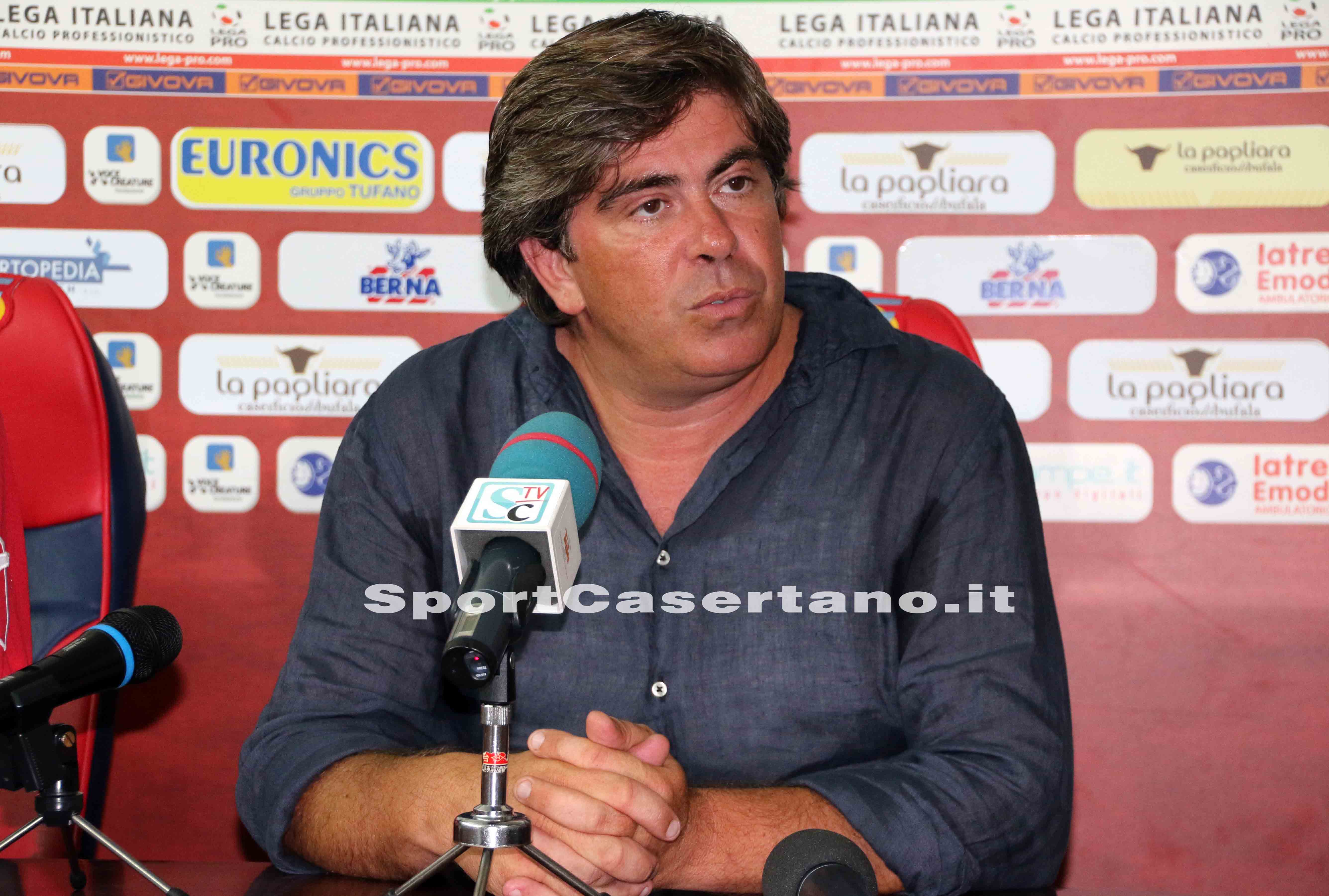 Casertana, Tilia frena sul mercato: “La squadra è già competitiva così. L’attaccante? Stiamo valutando”