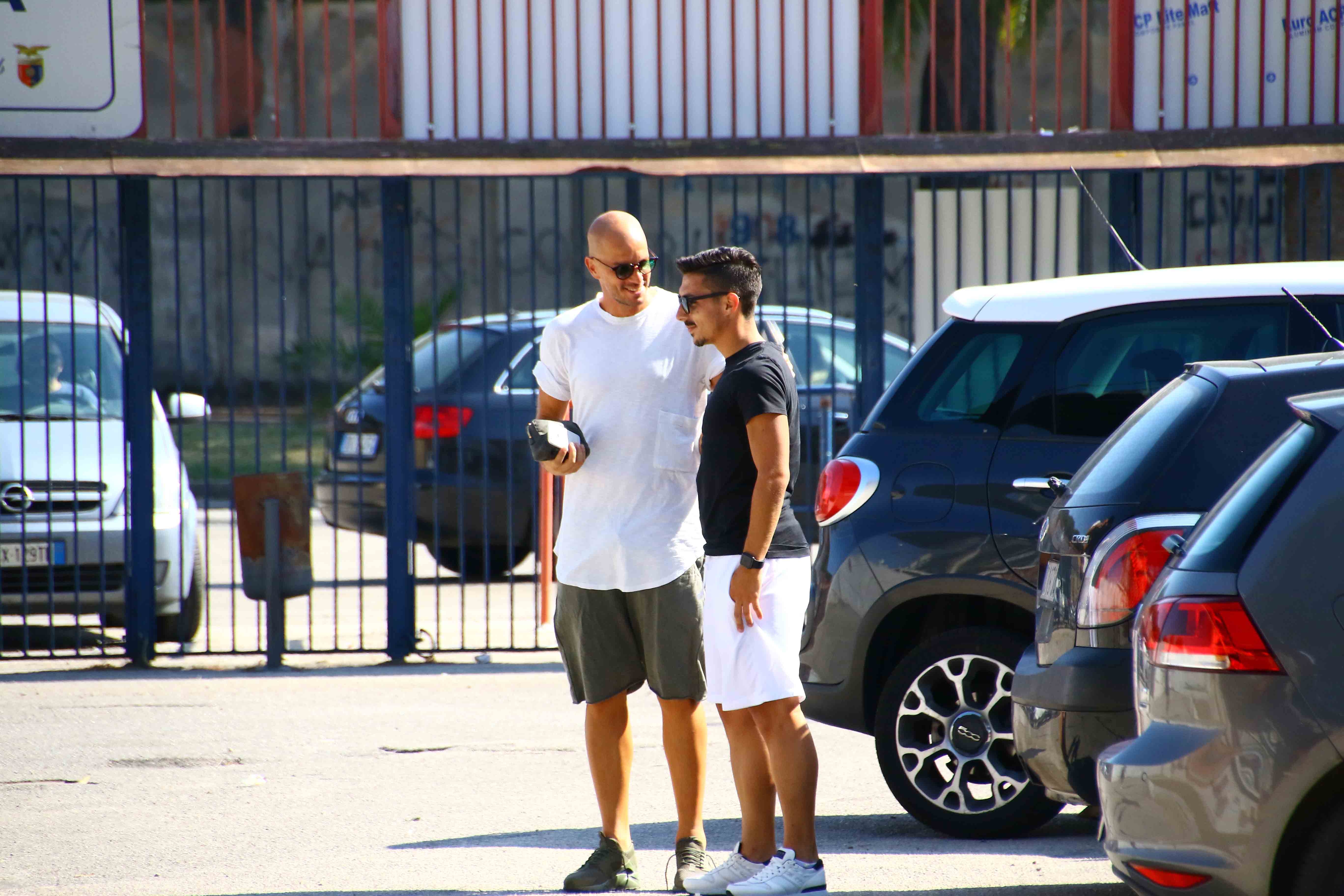 Casertana, una novità all’allenamento