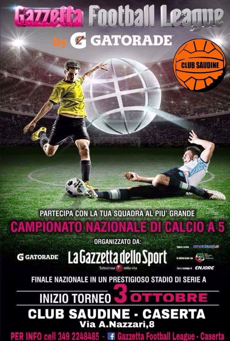Il calcio della Gazzetta dello sport sbarca a Caserta