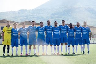 Il Villa Literno in campo domenica (foto pagina ufficiale Villa Literno)