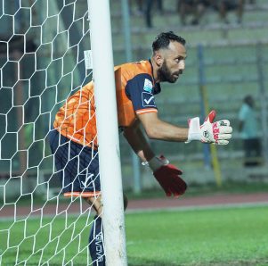 Paolo Ginestra portiere della Casertana (Foto Giuseppe Scialla)