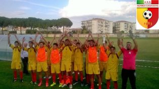 L'esultanza dell'Hermes Casagiove