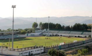 Lo stadio "Comunale" di Leonforte