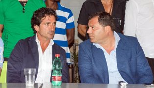 Il presidente Fontana e il dg Musto