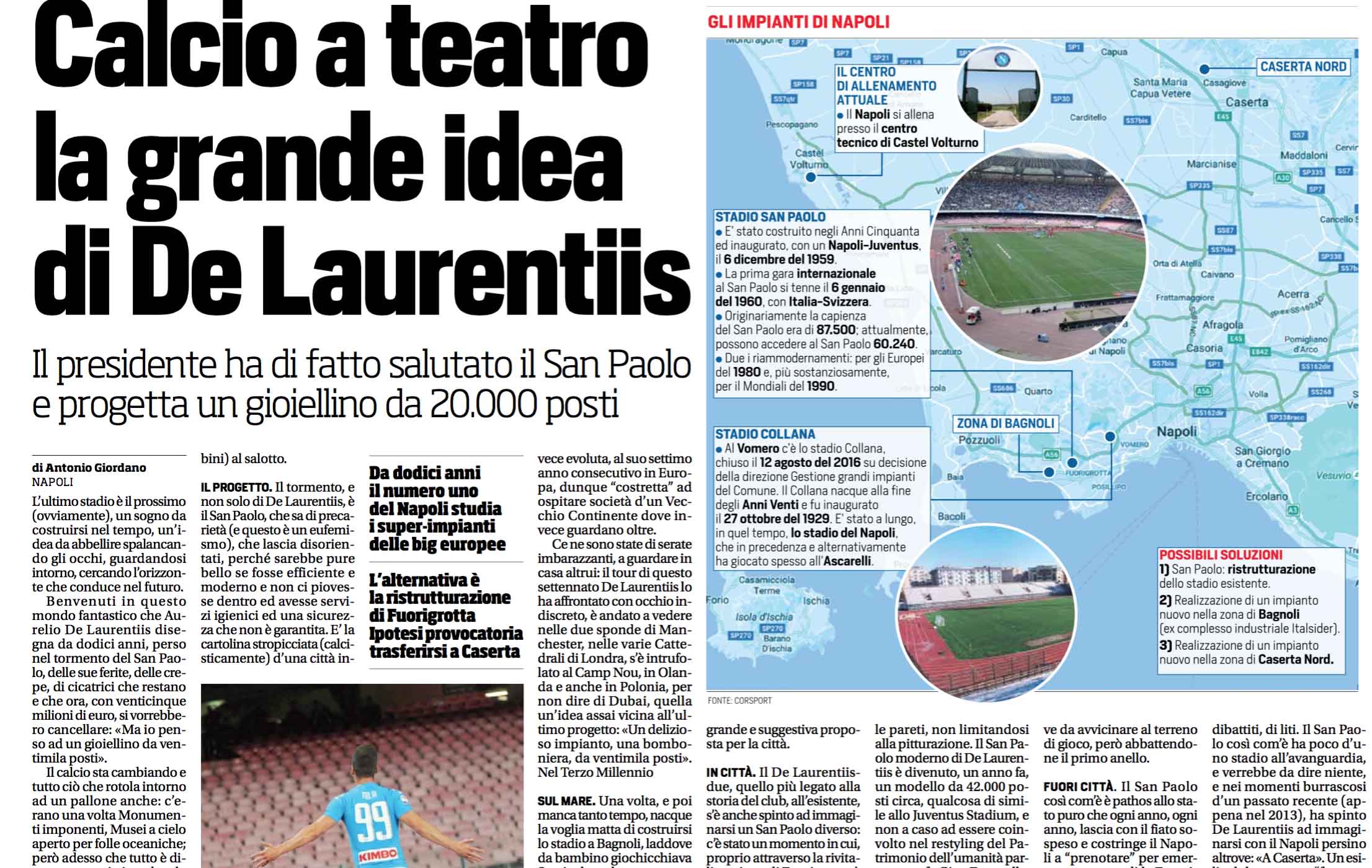 Il Corriere dello Sport oggi in edicola