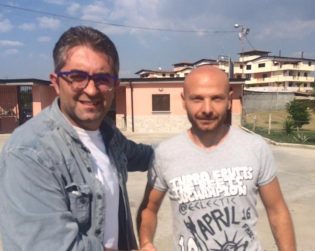 Il presidente Zippo con il centrocampista Iannotti