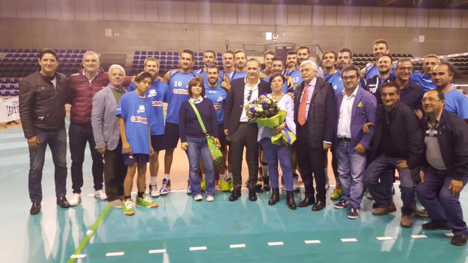 Il Presidente della Lega A De Micheli in visita alla Sigma Aversa