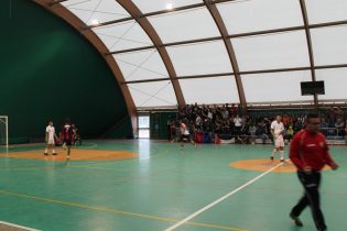 Un'azione della gara