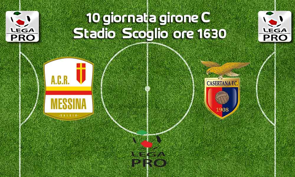 Le formazioni ufficiali di Messina-Casertana: sorpresa in attacco per i falchetti