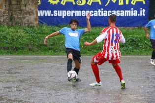 Un momento della gara